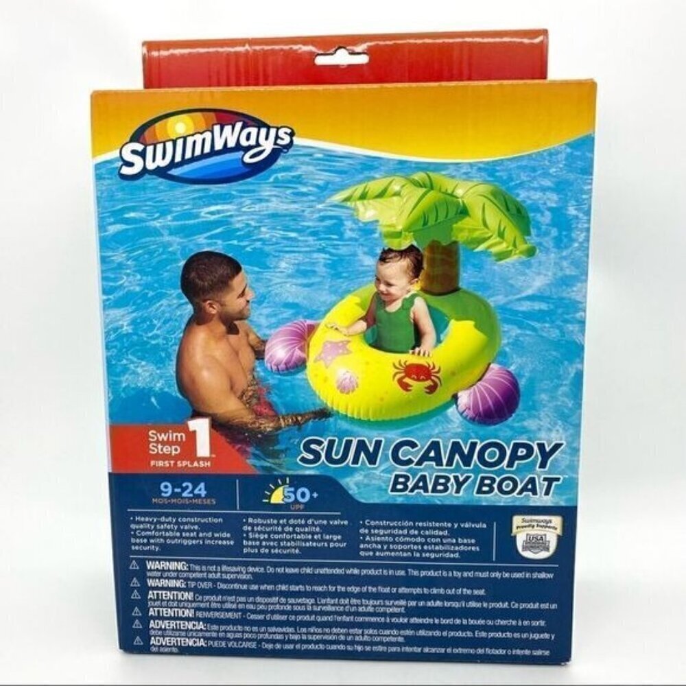 Sun Canopy Baby Boat Inflatable Float NEW - Picture 4 of 10